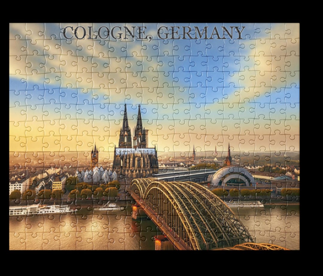 ケルン大聖堂スカイラインジグソーパズル（ドイツ） - 252ピース＆520