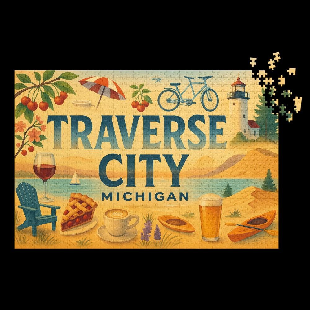 Traverse City Michigan Jigsaw Puzzle