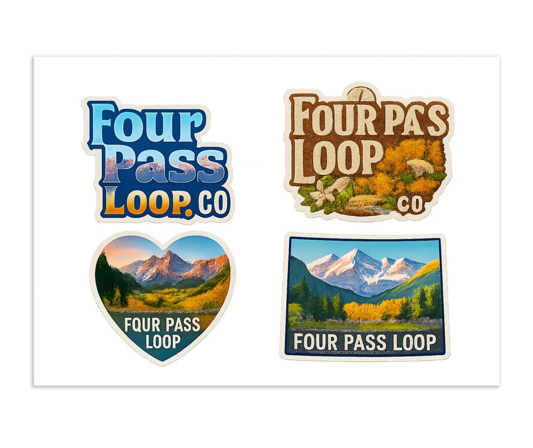 The Four's Sign Sticker Four Pass Loop 4-pack Vinyl Sticker Sheet Souvenir Decals Waterproof - Etsy