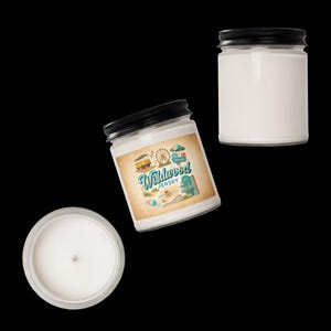 Wildwood New Jersey Souvenir Candle - 9oz Soy Wax Destination Travel Candle with Custom Label image 3