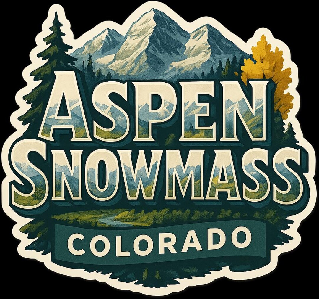 Aspen Snowmass Colorado Sticker – Mountain Souvenir Decal - Etsy