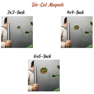 Adesivo magnetico di Eugene, Oregon, souvenir da viaggio, decorazione in vinile fustellato immagine 3