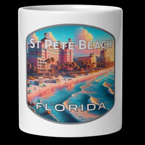 St. Pete Beach Florida Coffee Mug - 11oz 15oz 20oz Travel Souvenir