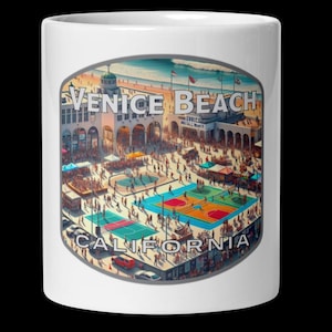 Venice Beach California Scenic Coffee Mug - 11oz 15oz 20oz Souvenir Gift