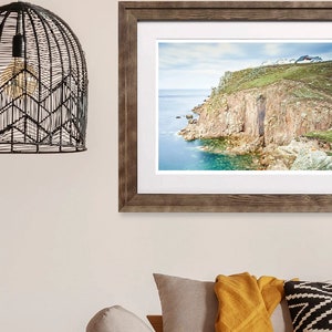 Stampa artistica Lands End / Arte murale Lands End / Poster Cornovaglia / Lands End / Arte murale Cornovaglia / Arredamento per la casa / Stampa poster Lands End / Costiera