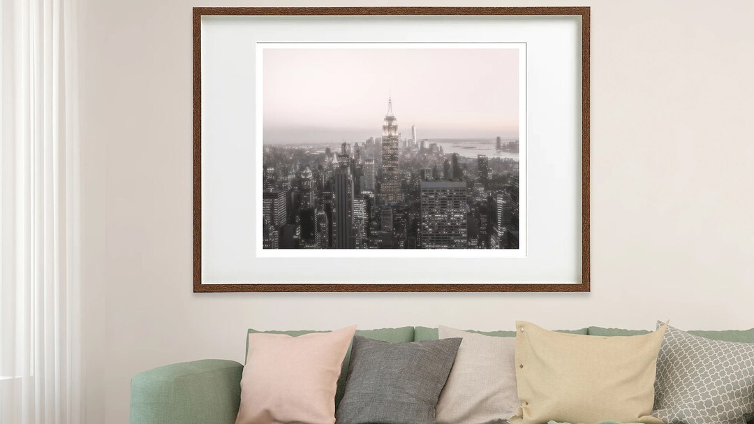 New York Empire State Building Print | New York Skyline Print | NYC ...