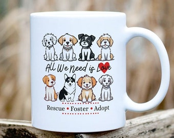 Dog Lover Gift, Dog Owner Gift, Dog Foster Rescue, Dog Adoption, Animal Rights, Animal Dog Activist, Foster Rescue Adopt, Foster Dog Parent