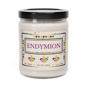 Mardi Gras Decoration, Mardi Gras Soy Candle Decor Inside, Endymion Parade, New Orleans Mardi Gras Parade, Krewe Ball Favor, Nola Souvenir