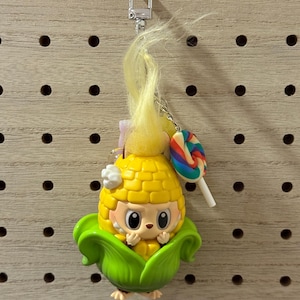 Labubu Wacky Mart Corn Keychain