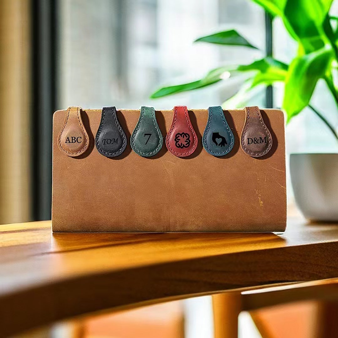 Handmade Leather Bookmark Custom Leather Bookmarks Etsy UK