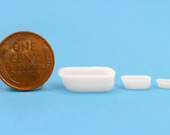 Bath Tub - HO Scale, N Scale, Z Scale | Miniature Furniture