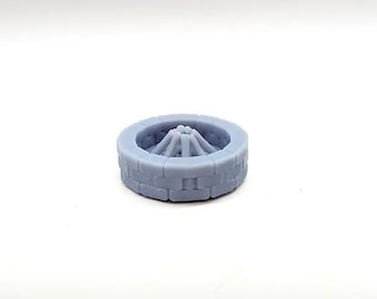 Brick Backyard Fire Pit - HO Scale, N Scale, O Scale, S Scale, Z Scale - Model Train Scenery