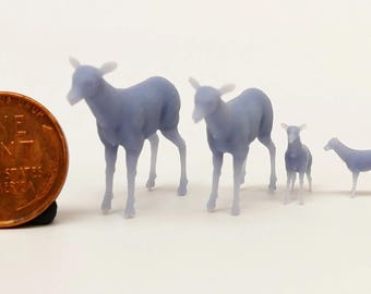 Doe Deer - HO Scale, N Scale | Miniature Animals