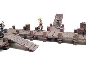 DnD Modular Docks, Gaming Miniatures