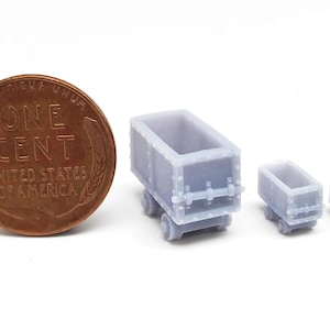 Mining Cart - HO Scale, N Scale, Z Scale | Model Train Scenery