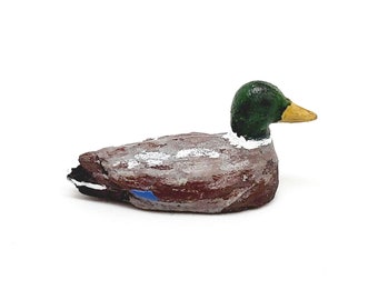 Miniature Duck, Doll Scale, Unpainted