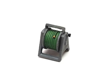 Garden Hose Reel,  Miniature, Doll Scale, Unpainted