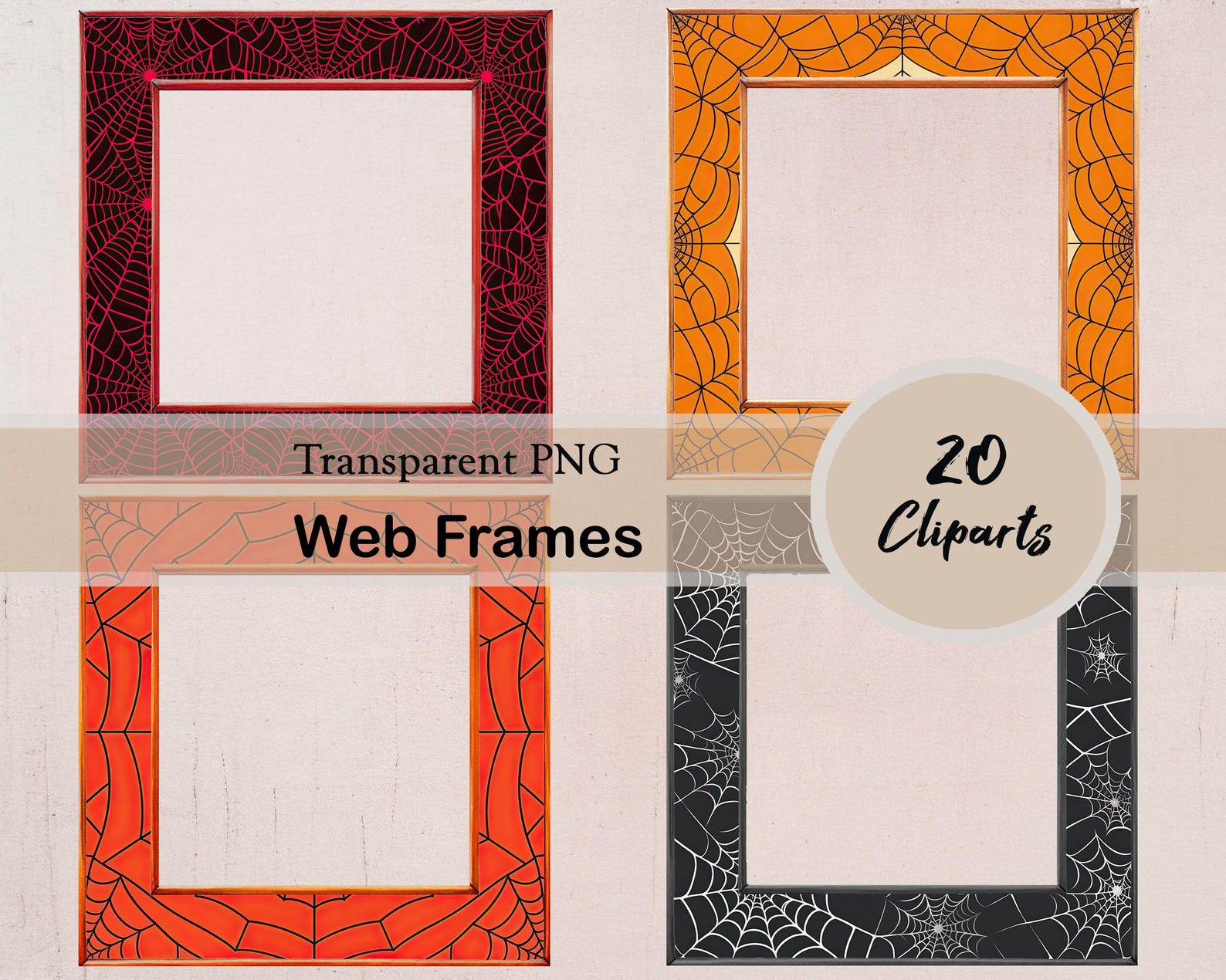 Timatic Web Frame Web Frames, 20 PNG Cliparts, Overlay, Spider, Web, Frame, Digital ...