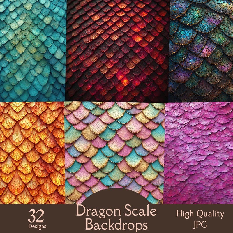 Dragon Scales Patterns Printable - Etsy