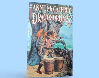 Dragondrums by Anne McCaffery Harper Hall Book 3 Bantam Books Publishers 1987 Fantasy Paperback