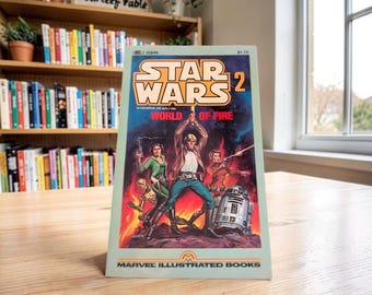 Star Wars World of Fire, Marvel Illustrated Book, 1982 First Edition