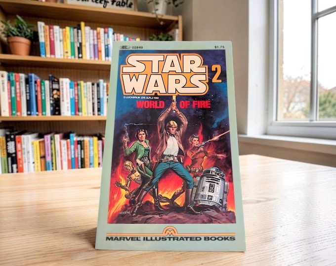 Featured listing image: Star Wars World of Fire, Marvel Illustrated Book, 1982 First Edition