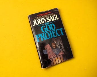 The God Project by John Saul 1988 Bantam Books Edition Vintage Horror Paperback
