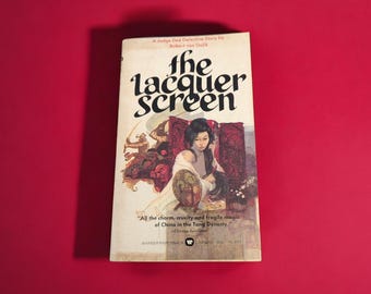 The Lacquer Screen: Judge Dee Mystery, 1974 1st Edition Paperback