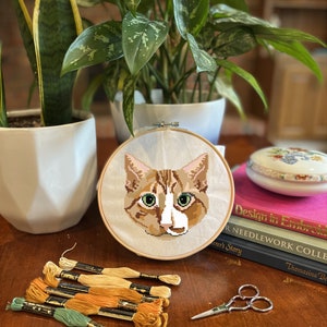 A Cat Named Moose | Adorable Cat Cross Stitch Pattern - Easy DIY for Cat Lovers