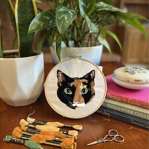 A Cat Named Squirrel | Adorable Cat Cross Stitch Pattern - Easy DIY for Cat Lovers