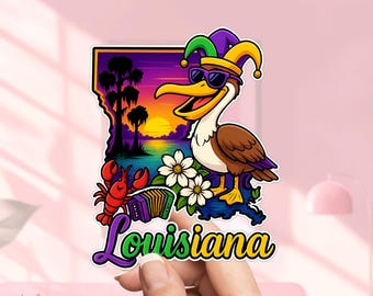 Louisiana Sticker Png, Louisiana, Louisiana State Png, Louisiana map shape Png, USA Png, Sublimation, Sticker Design, Digital DOWNLOAD