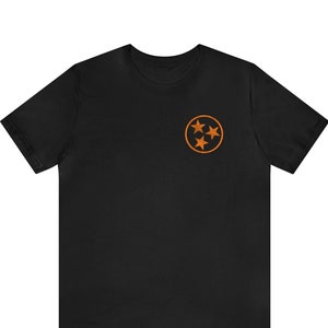Tennessee Volunteer State - Distressed Tristar Flag Shirt Tennessee Volunteer State - Distressed Tristar Flag Shirt