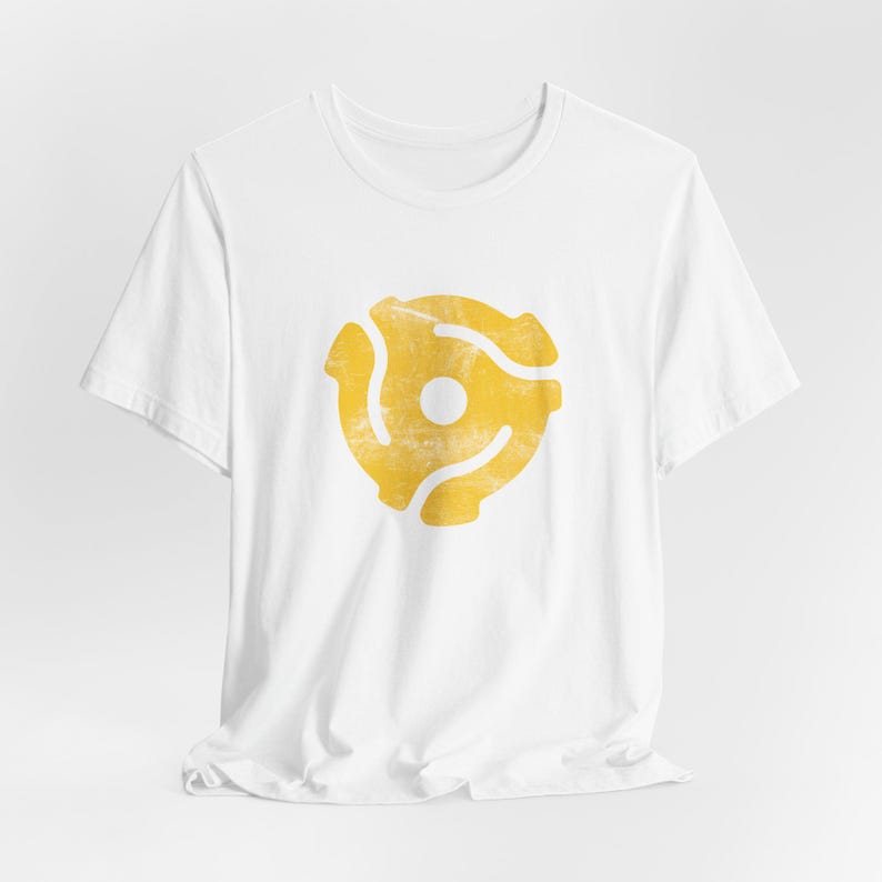 45 Record Adapter T-shirt, Dj Gifts, Dj T Shirt, Rpm, Vinyl, 1950s ...