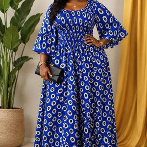 African Flare Dress - Etsy