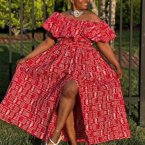 African Print Skirt and Top Set: Vibrant Ankara Women&#39;s Clothing