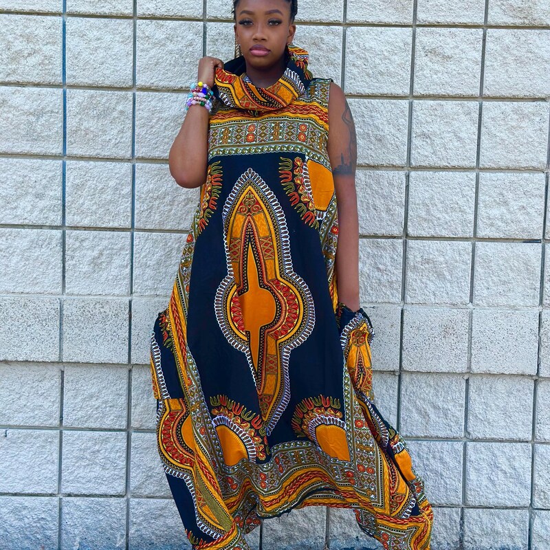 Jazz African Print Jumpsuit main image 1