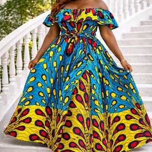 African Evening Gown - Etsy