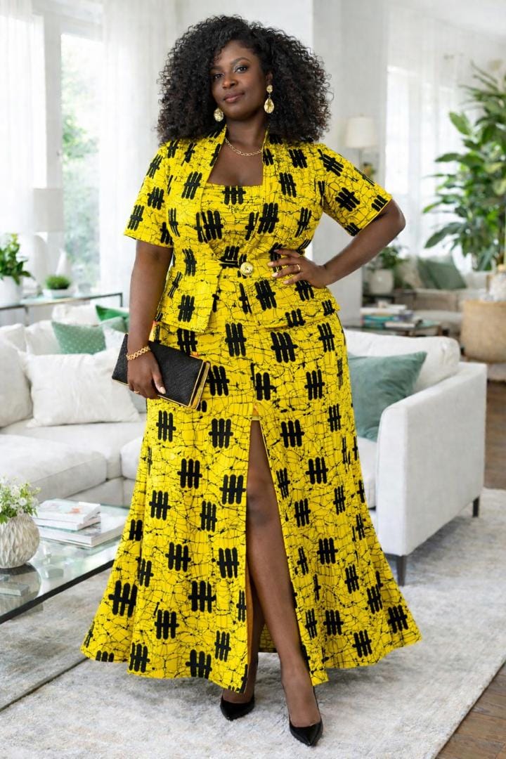 yellow african bridesmaid dresses Sheath Off The Shoulder Ankle Length Bridesmaid Dress Split COCOMELODY CB0365, Forest Green