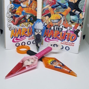 Kunai en acier, Arme de lancer ninja / Manga