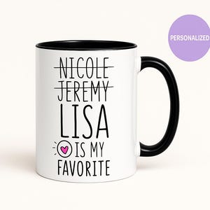 Personalized Funny “Favorite Child” Mug – Christmas Gift for Mom