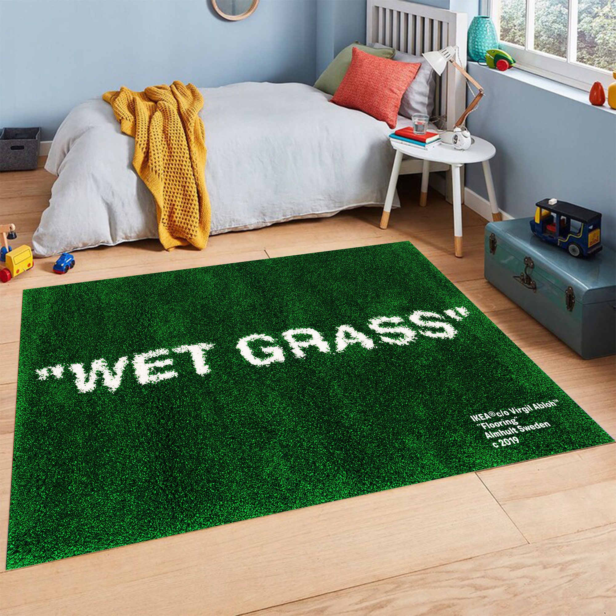 Wet Grass Rug 