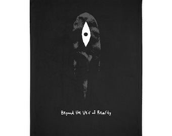 Omori Black Space Blanket, Double-Sided Print, Game Blanket