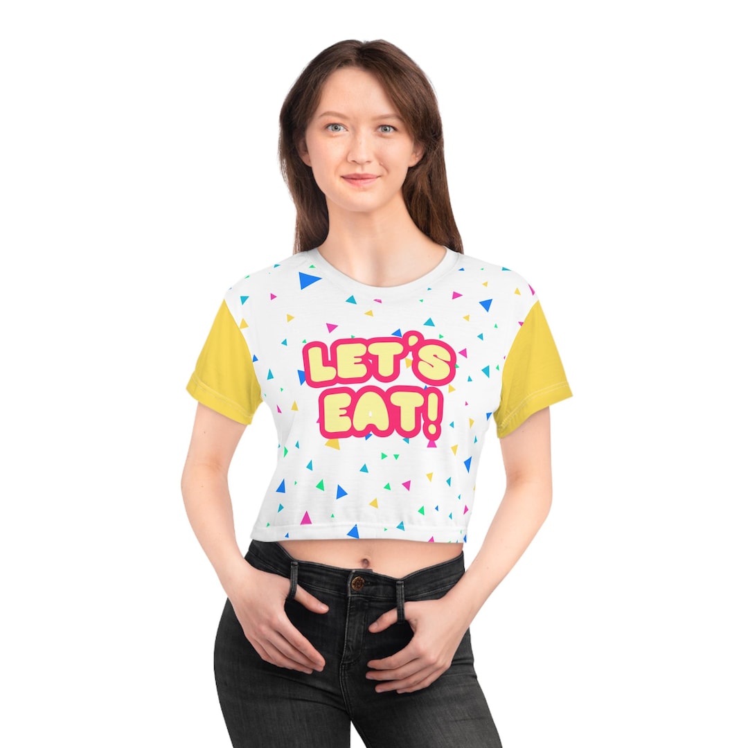 Let's Eat Toy Chica Crop Tee