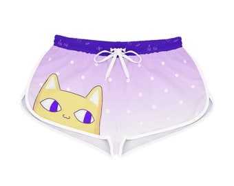OMORI Headspace Women's Shorts | Patterned Polyester Dolphin Shorts
