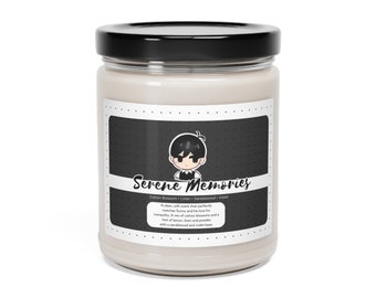 OMORI Sunny Scented Candle – Cotton, Linen & Violet Soy Candle