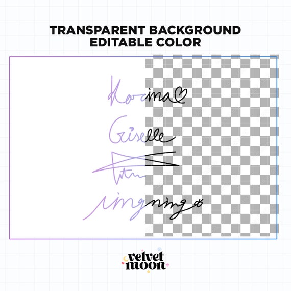 AESPA 直筆サイン入り Kpop ベクターファイル（デジタルダウンロード