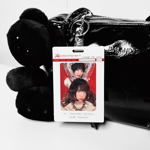AO3 Acrylic Photocard Holder | Fanfiction Kpop Photo Frame Cardholder Keychain image 3