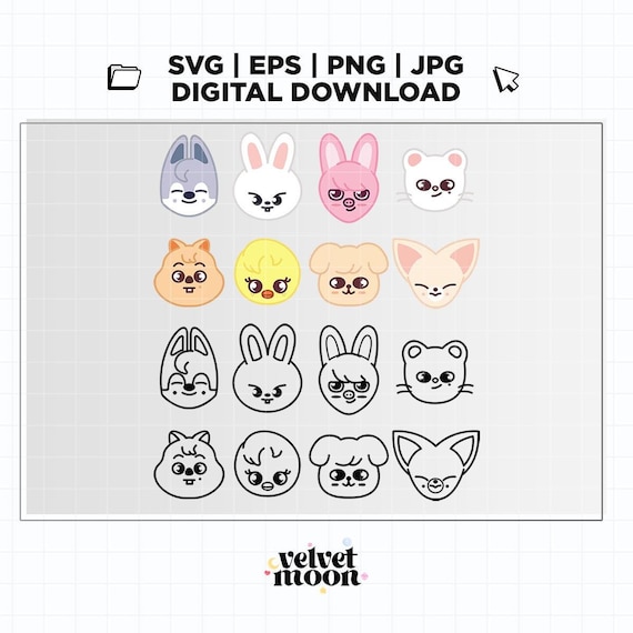 Stray Kids SKZOO Logo: Kpop Vector Files (Digital Download)