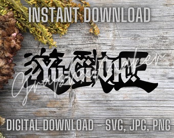 Yu Gi Oh svg jpg png | Trading Card Game Yu-Gi-Oh! Digital Download Instant Download