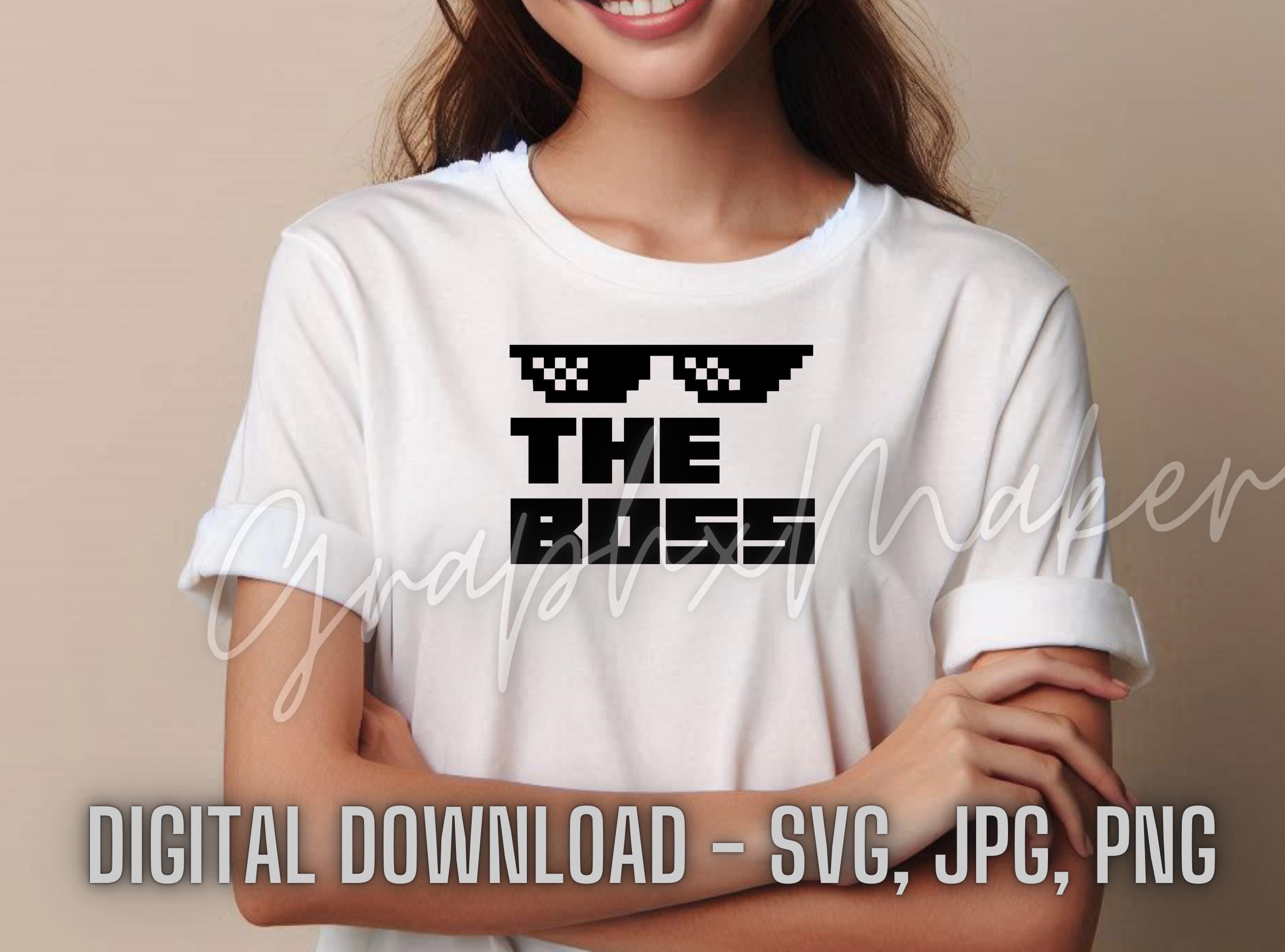 9 Pack Boss Themed Digital Design Bundle – Big Boss Little Boss